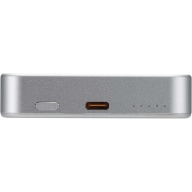 Logotrade advertising product picture of: Avis 10.000 mAh RCS recycled aluminium magnetic power bank 