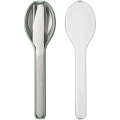 Mepal Ellipse cutlery set, Sage green