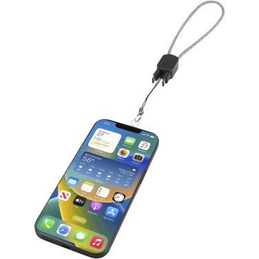 Logotrade promotional giveaways photo of: Arich RCS recycled wrist lanyard with built-in 20W Type-C charging cable