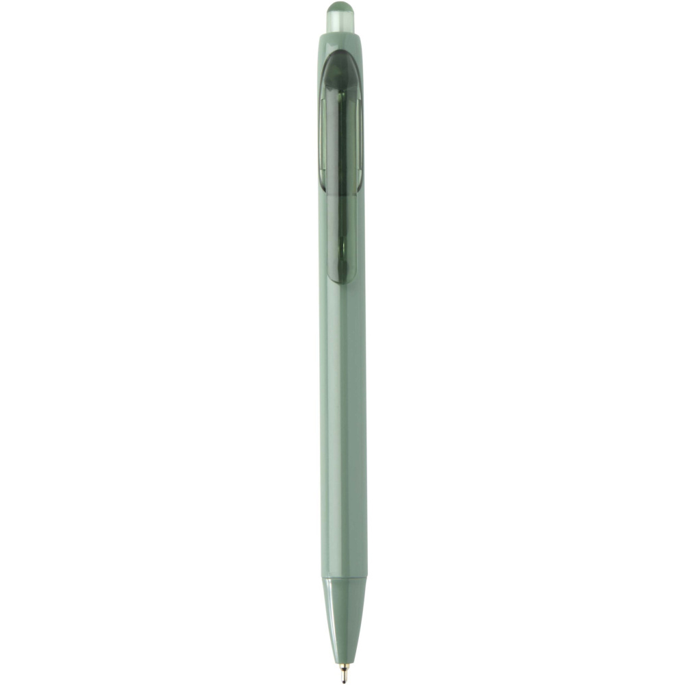 Glen RCS recycled bi-injected ballpoint pen (blue ink), Heather green, colour variant