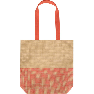 Logo trade promotional merchandise picture of: Rhythm straw paper tote bag 10L