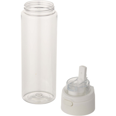 Logotrade promotional merchandise picture of: Theron 700 ml RCS recycled plastic water bottle with dual function lid and flip straw
