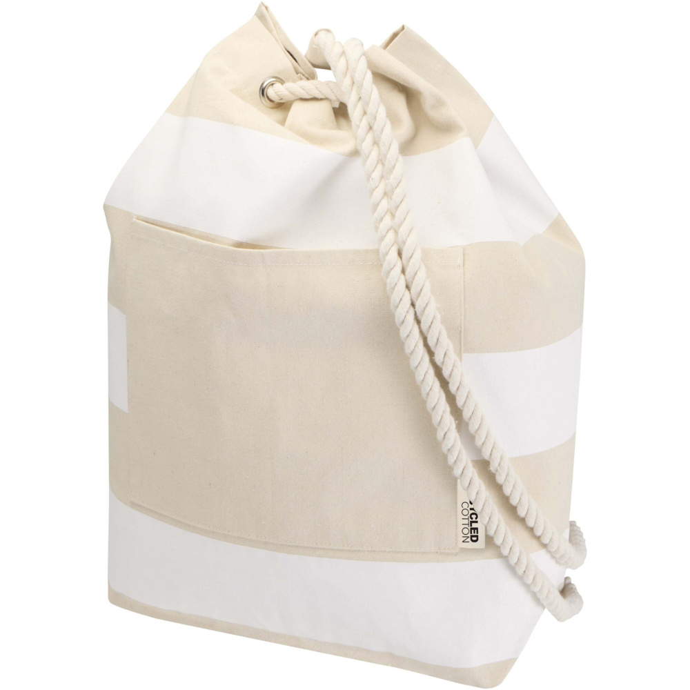 Logo trade business gift photo of: Florida 270 g/m² GRS recycled sailor duffel bag 15L