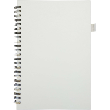 Logotrade corporate gift picture of: Liss A5 recycled plastic hard cover spiral notebook