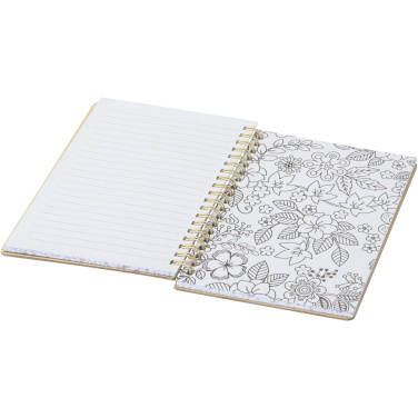 Logotrade promotional items photo of: Squiggle B6 hard cover notebook and markers set