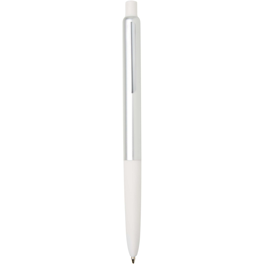 Logo trade promotional giveaways image of: Soffit recycled aluminium click anodized ballpoint pen (blue ink)
