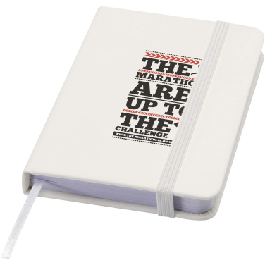 Logo trade corporate gifts image of: Spectrum A7 hard cover notebook