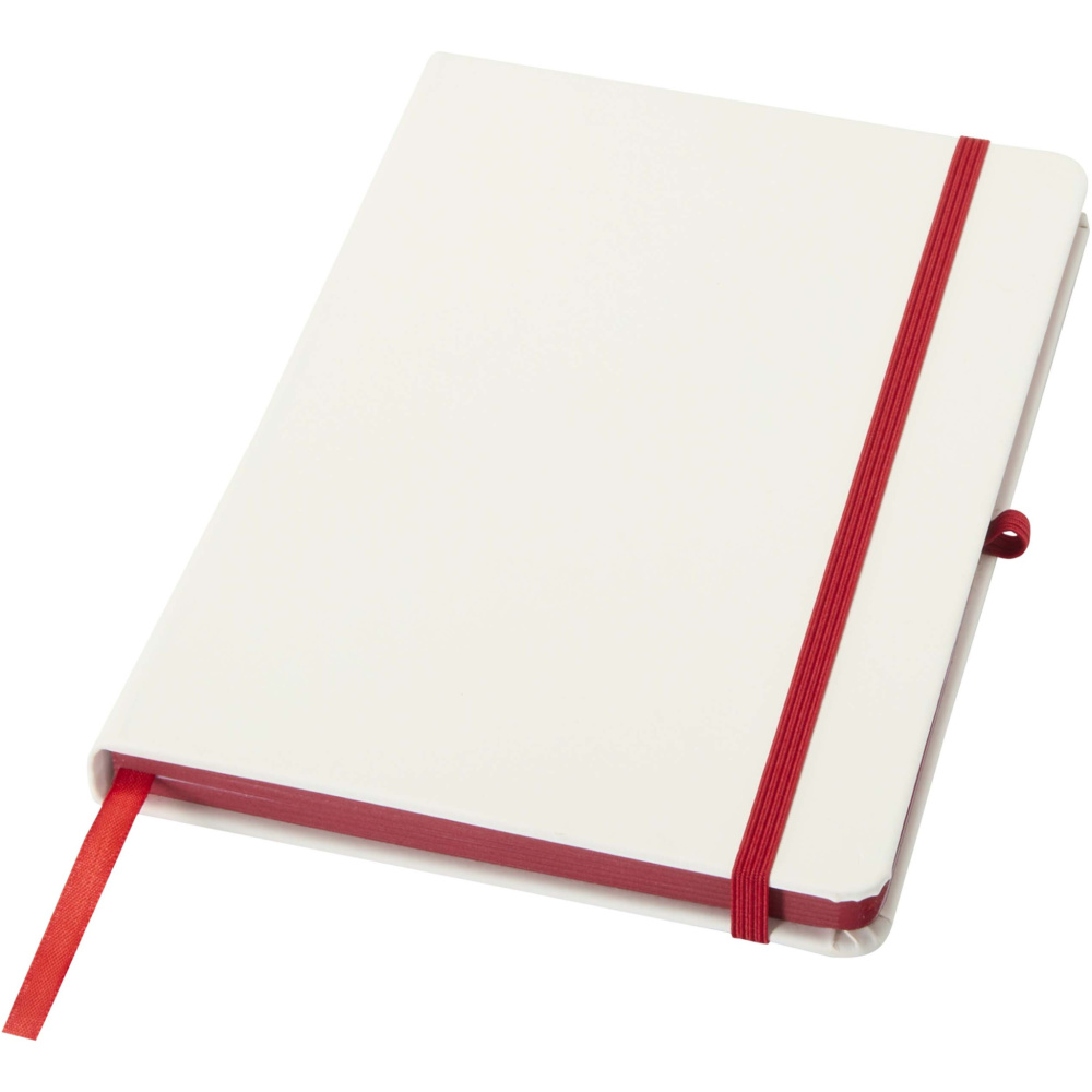 Logo trade advertising products picture of: Spectrum A5 hard cover notebook with coloured edge