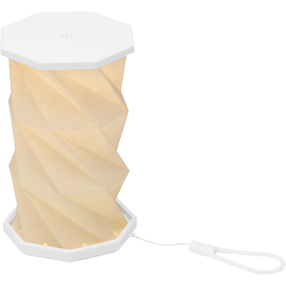 Logotrade promotional giveaway picture of: Celestia foldable recycled plastic table lamp