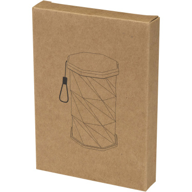 Logo trade promotional gift photo of: Celestia foldable recycled plastic table lamp