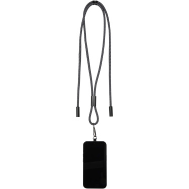 Logo trade promotional items image of: SMART 65W RPET charging cable with lanyard