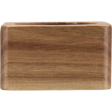 Logo trade promotional product photo of: Napora acacia wood napkin ring holders