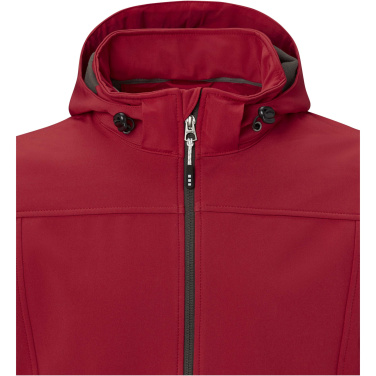 Logotrade promotional merchandise photo of: Langley men's GRS recycled softshell jacket
