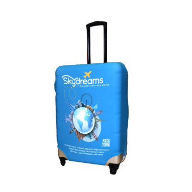 Elastic suitcase cover with logo, size S