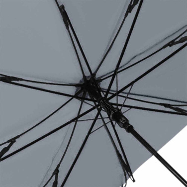 FARE® Collection Storm-Resistant Automatic Umbrella with Teflon™ Cover with Your Logo, grey (waterSAVE®) – detail view 4