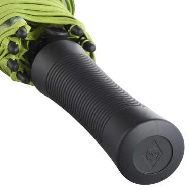 FARE® Pure Transparent Automatic Golf Umbrella with Your Logo, transparent-lime – detail view 10