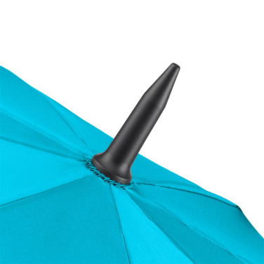 FARE Fibermatic XL Vent Automatic Golf Umbrella with Ventilation with Your Logo, petrol – detail view 4