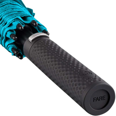 FARE Fibermatic XL Vent Automatic Golf Umbrella with Ventilation with Your Logo, petrol – detail view 7