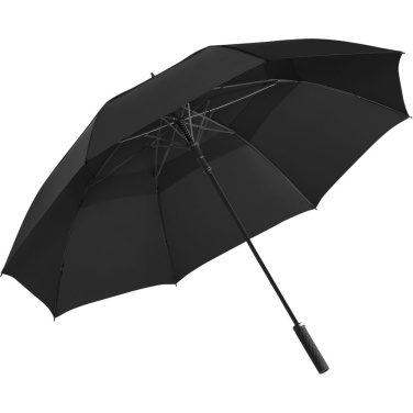 FARE Fibermatic XL Vent Automatic Golf Umbrella with Ventilation with Your Logo, black – detail view 2