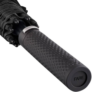 FARE Fibermatic XL Vent Automatic Golf Umbrella with Ventilation with Your Logo, black – detail view 7