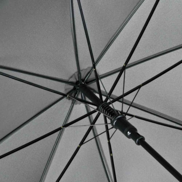 FARE Budget Automatic Golf Umbrella with Soft Handle 120 cm with Your Logo, grey – detail view 3