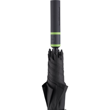 FARE® Style Automatic Golf Umbrella with Coloured Details with Your Logo, black-lime – detail view 6