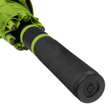 FARE® Doubleface XL Vent Two-Colour Vented Golf Umbrella with Your Logo, lime (waterSAVE®)/black – detail view 3