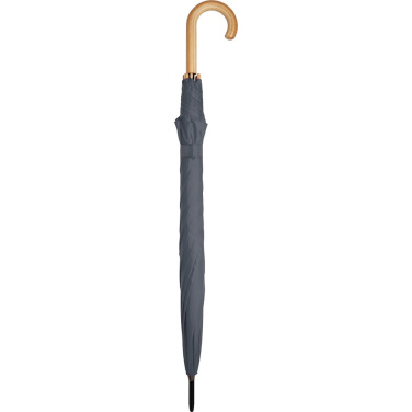 FARE ÖkoBrella Automatic Golf Umbrella with Recycled PET Cover 122 cm with Your Logo, grey (waterSAVE®) – detail view 3
