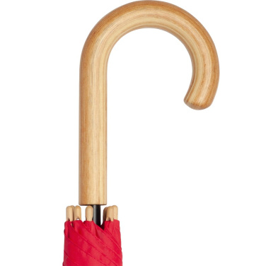 FARE ÖkoBrella Automatic Golf Umbrella with Recycled PET Cover 122 cm with Your Logo, red (waterSAVE®) – detail view 7
