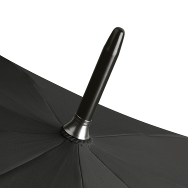 FARE ÖkoBrella Automatic Golf Umbrella with Recycled PET Cover 122 cm with Your Logo, black (waterSAVE®) – detail view 4
