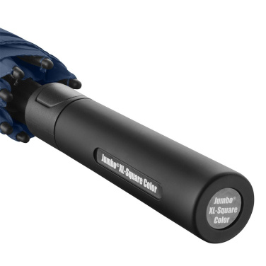 FARE Jumbo® XL Square Color Square Golf Umbrella with Your Logo, navy – detail view 8
