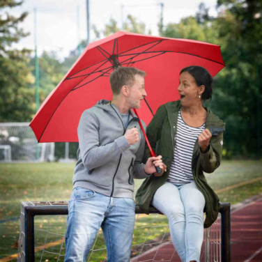 FARE Jumbo® XL Square Color Square Golf Umbrella with Your Logo, red – detail view 2