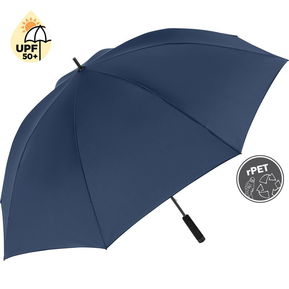 FARE® Carbon UltraLight Ultra-Light Golf Umbrella with UV Protection with Your Logo, navy – product photo