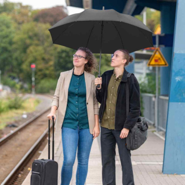 FARE Fibermatic XL Durable Automatic Golf Umbrella 130 cm with Your Logo, black – detail view 2