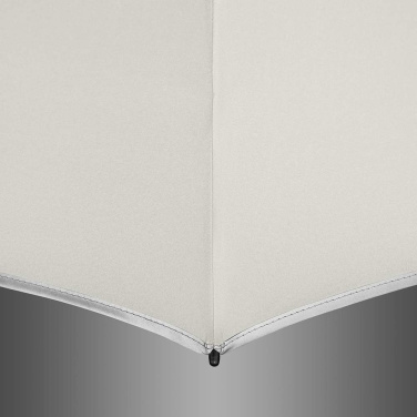 FARE® Windmatic® Midsize Automatic Umbrella with Reflective Piping with Your Logo, natural white (waterSAVE®) – detail view 8