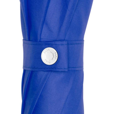 FARE® Whiteline Midsize Automatic Umbrella with White Details with Your Logo, euroblue – detail view 8