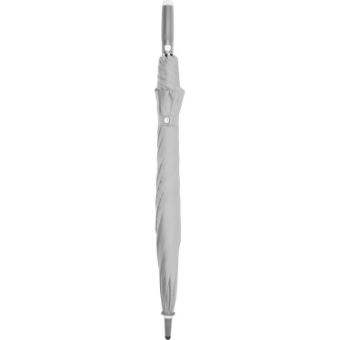 FARE® Whiteline Midsize Automatic Umbrella with White Details with Your Logo, light grey – detail view 7