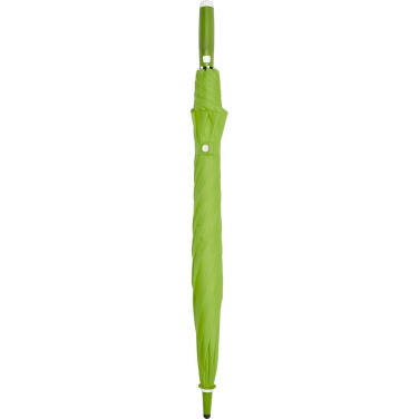 FARE® Whiteline Midsize Automatic Umbrella with White Details with Your Logo, lime – detail view 7