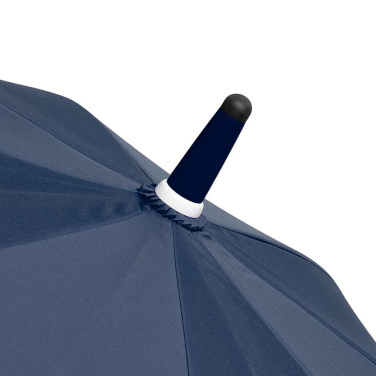 FARE® Whiteline Midsize Automatic Umbrella with White Details with Your Logo, navy – detail view 5
