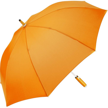 FARE® Whiteline Midsize Automatic Umbrella with White Details with Your Logo, orange – detail view 4