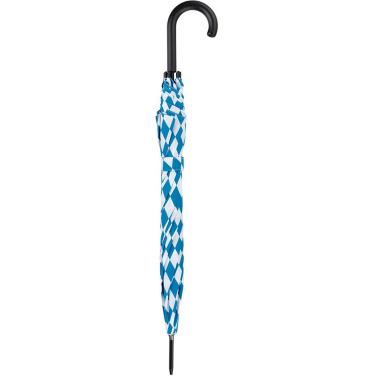 FARE Automatic Umbrella with Crook Handle 100 cm with Your Logo, rhombus design – detail view 6