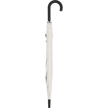 FARE® Collection Storm-Resistant Automatic Umbrella with Teflon™ Cover with Your Logo, natural white (waterSAVE®) – detail view 3