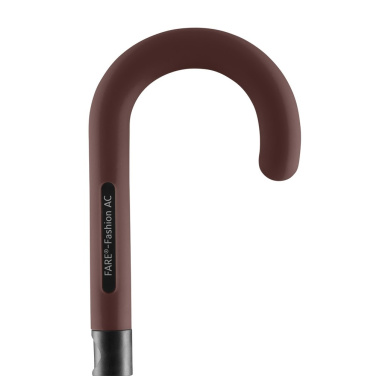 FARE® Fashion AC Single-Colour Automatic Umbrella with Your Logo, mocha – detail view 7