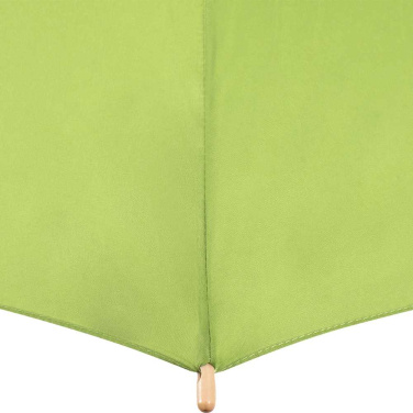 FARE ÖkoBrella Budget Automatic Umbrella with Recycled PET Cover with Your Logo, lime (waterSAVE®) – detail view 4