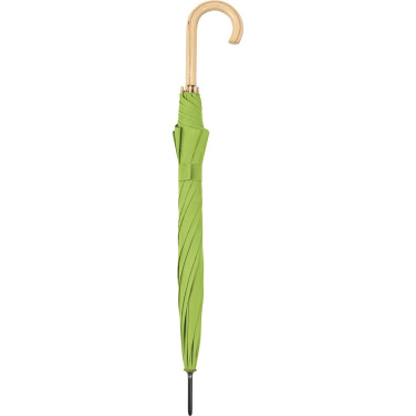 FARE ÖkoBrella Budget Automatic Umbrella with Recycled PET Cover with Your Logo, lime (waterSAVE®) – detail view 6