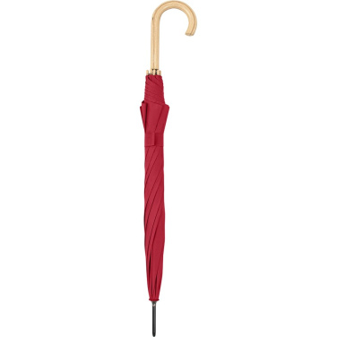 FARE ÖkoBrella Budget Automatic Umbrella with Recycled PET Cover with Your Logo, red (waterSAVE®) – detail view 6