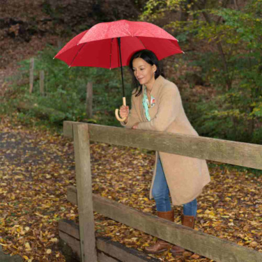 FARE ÖkoBrella Budget Automatic Umbrella with Recycled PET Cover with Your Logo, red (waterSAVE®) – detail view 8