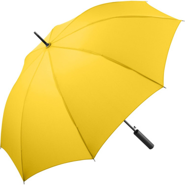 FARE Automatic Umbrella with Double Branding Area on Handle 105 cm with Your Logo, yellow – product photo