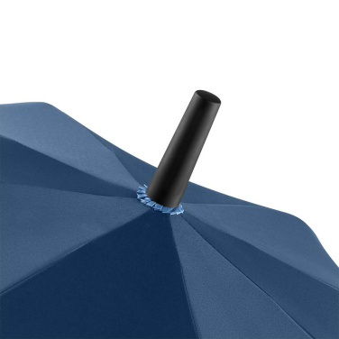 FARE® Doubleface Two-Colour Automatic Umbrella with Your Logo, navy/light blue – detail view 9