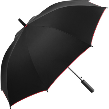 FARE® Doubleface Two-Colour Automatic Umbrella with Your Logo, black/red – detail view 10
